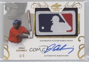 2016 Leaf Trinity Gold Spectrum 1/1 Josh Ockimey #PA-JO1 Patch Auto q7o