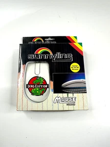 Computer Mouse Dino Edition WB2000 Maus Sunnyline Serial Ball Vintage Neu - Bild 1 von 2