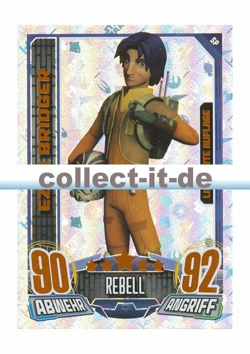 Rebell Attax Serie 1 - SP - EZRA BRIDGER - Limitierte Auflage - Bild 1 von 1