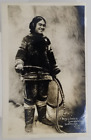 RPPC Woman from Labrador at Alaska-Yukon-Pacific Exposition Seattle 1909