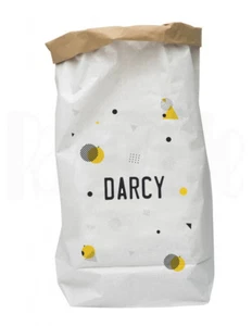 Personalised Paper Storage Bag Sack- 'Abstract' - Picture 1 of 1