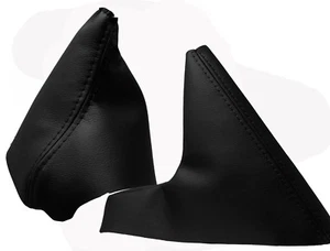 Soufflet Levier De Vitesse et Frein 100% Cuir- Ref. jpbmwserie10411cfnfr - Afbeelding 1 van 1