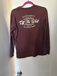 Vans Off the Wall Long Sleeve Double Sided  Boy’s T Shirt XL (14)  Preowned - Picture 1 of 3