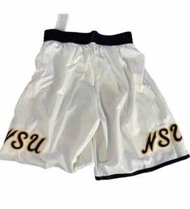 Nike NSU Hyperelite Basketball Stitched White Shorts Vented Women's Medium New - Picture 1 of 7