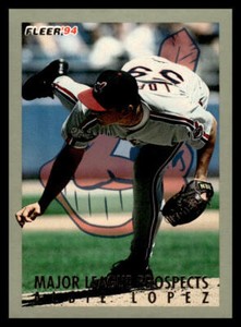 1994 Fleer 22 Albie Lopez  Major League Prospects Insert