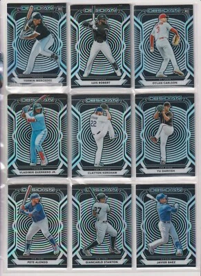 2021 Panini Chronicles Baseball You Choose Stars & Rookies OBSIDIAN #1-60 - Image 1 of 4