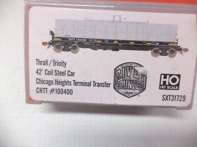 ScaleTrains Ho SXT32729, Trinity 42' Coil Steel Car, Chicago Heights Terminal - Image 1 of 3