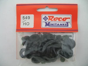 Roco HO Kit 549 : Pneus (caoutchouc) et jantes pour véhicules armés et camions - Photo 1 sur 5