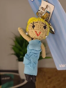 Kamibashi Fashionista Blonde Original String Doll Gang Keychain Clip New M101 - Picture 1 of 4