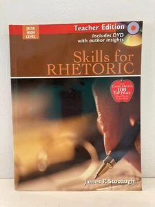 Skills For Rhetoric Teacher Edition DVD Jr/Sr High Level James P Stobaugh c2005 - Imagen 1 de 12