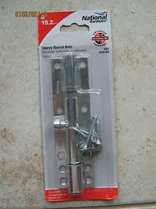 NEW National Hardware 6" Heavy Barrel Bolt V831 N162-388 - Picture 1 of 2