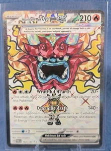 2024 Pokemon Twilight Masquerade Full Art Rare Hearthflame Mask Ogerpon 192/167 - Picture 1 of 2
