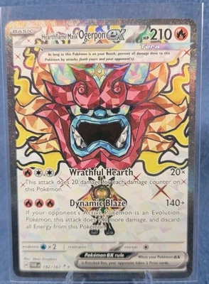 2024 Pokemon Twilight Masquerade Full Art Rare Hearthflame Mask Ogerpon 192/167 - Image 1 of 2