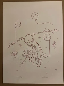 2008 “George ” - 1-color Silkscreen Art Print S/N by Tara McPherson - Foto 1 di 1
