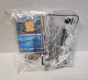 Psyduck 2018 McDonald's Pokemon Promo Card Holo 2/12 HP70 w/ Reshiram Toy SEALED - Picture 1 of 9