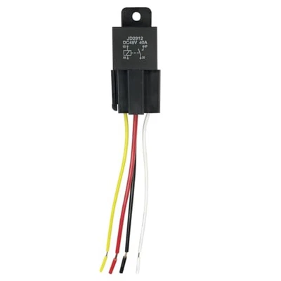48V 40A 4Pin SPST Harness Sockets with Color-Labeled Wires for 48V 4Pin (1pcs) - Image 1 of 4