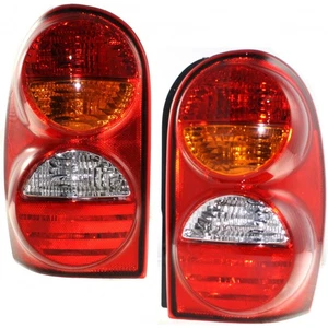 For 2002 - 2004 Jeep Liberty Tail Light Driver & Passenger Side Pair DOT - Picture 1 of 4