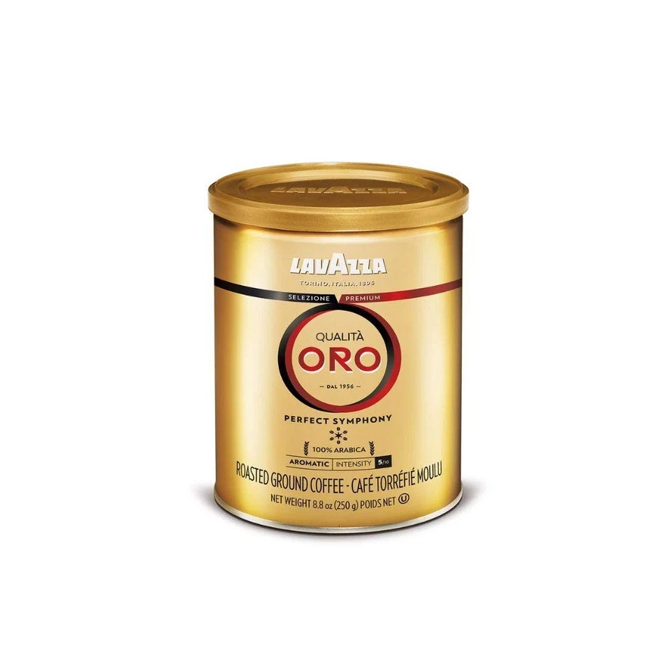 Lavazza Qualità Oro café molido tostado medio, 100 % arábica, lata de 8,8 oz caducidad: 26 Foto 1 de 1