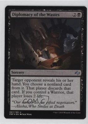 Diplomacy of the Wastes Foil Magic: Fate Reforged FRF #067 - Image 1 of 2
