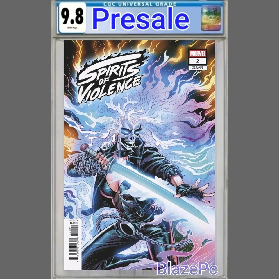 Spirits of Violence #2 CGC 9.8 Luke Ross Variant Marvel 2025 PRESALE