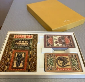 Vintage Hallmark Spielkarten Set Doppeldecks Punkteblock Ente Hufeisen VERSIEGELT - Bild 1 von 6