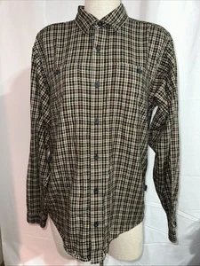 Patagonia Shirt Button-up Men’s Size S Plaid Brown/black - Picture 1 of 9