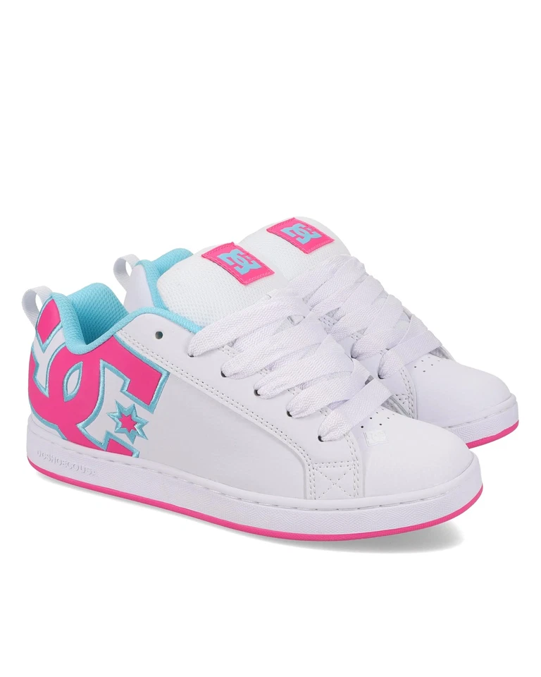 DC Shoes Women's Court Graffik Sneaker Athletic Skate Sneakers Black - Image 1 of 2