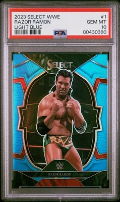 2023 WWE - Select - Light Blue /249 - #1 Razor Ramon  PSA 10 Scott Hall - Image 1 of 2