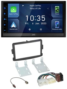 JVC DAB Bluetooth MP3 USB 2DIN Autoradio für Dacia Sandero Opel Vivaro Renault T - Bild 1 von 10