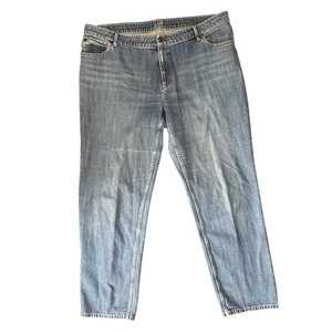 J.Jill Women's Relaxed Fit Boyfriend Denim Blue Jeans Sz 16 Casual Everyday Wear - Picture 1 of 7