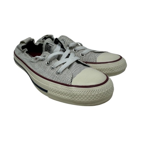 Sneakers Converse Shoreline slip on donna taglia 7 nere a righe grigio