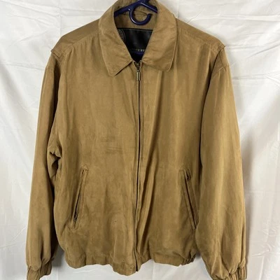 Weatherproof Bomber Jacket Men’s Medium Brown Full Zip Pockets Lined Insulated - Image 1 of 4