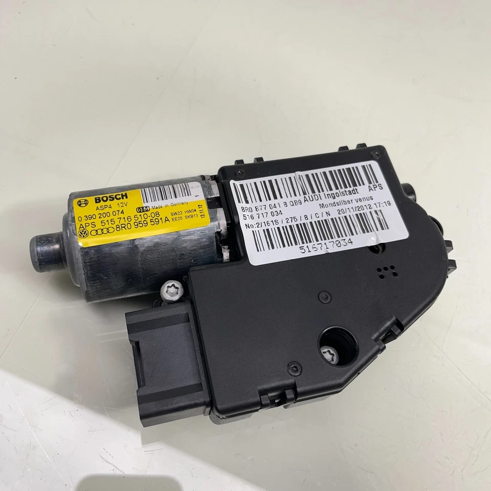 ✅ Actuador motor techo corredizo trasero Audi Q5 8R0959591A 2009-2017 OEM 0390200074 Foto 1 de 4