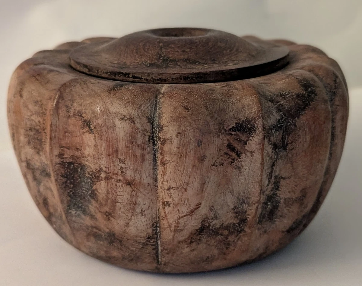 RITAO CHAN 樣専用 木盒 木雕 清時代 中国古美術 高 8cm RITAO CHAN 樣専用 木盒 木雕 清時代 中国古美術 高 8cm