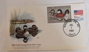Ruddy Ducks 1981 Entenmarke Ersttagsbrief - Bild 1 von 3