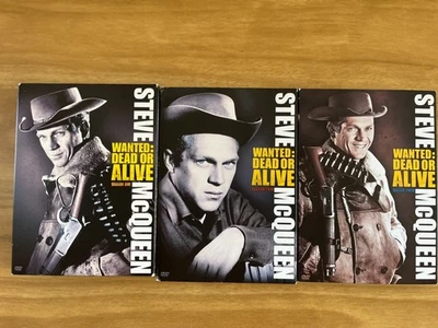 WANTED DEAD OR ALIVE complete western series 3 seasons Steve McQueen Region 1 - Image 1 of 4