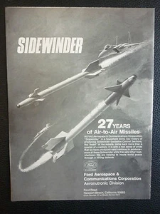 9/1978 PUB FORD AEROSPACE MISSILE SIDEWINDER GUIDANCE CONTROL F-15 ORIGINAL AD - Imagen 1 de 1
