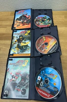 Bundle LOT ATV Offroad Fury 1,2 and 3 PS2 USA Complete With Manual CIB - Image 1 of 3
