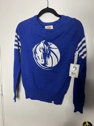 Rare ‘47 dallas mavericks Blue drop needle sweater Size X-Small Cover