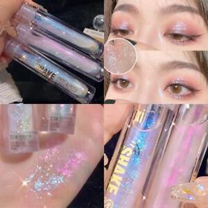 Glitter Highlighter Liquid Eye Shadow Eyeliner Waterproof Pearl Silkworm Makeup@