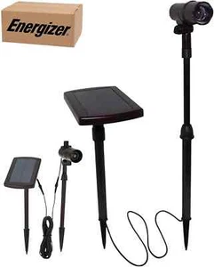 Energizer Smart Focus LED 100-Lumen Solar Spotlight 2 Pack - Picture 1 of 7