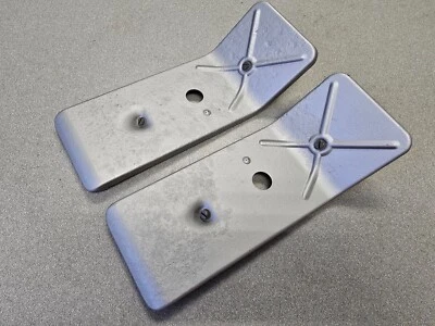 PAR DE CUBIERTAS DE CARCASA DE LUZ TRASERA ORIGINALES PORSCHE 911 912 LWB CON TORNILLOS 1969-72 #2 Foto 1 de 4