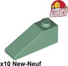 Lego 10X Slope Brique Pente Inclinee 33 3X1 Vert Pale Sable Sand Green 4286 Neuf
