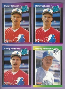 Randy Johnson (1988 - 1989), D/T, Lot of 6, NM-MT+, see list below with grades - Picture 1 of 2