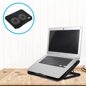 Laptop Fan Stand Adjustable Notebook Stand Cooling Stand Laptop Cooler Pad - Afbeelding 1 van 12
