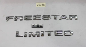 Ford Freestar 2004-2007 logotipo insignia emblemas maletero Scripit 4,2 L Limited - Imagen 1 de 10
