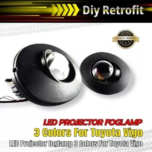 LED Projector foglamp 3 Colors For Toyota Vigo - Picture 1 of 7