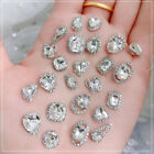 5PCS/Bag Transparent Silver White Crystal Irregular Diamond Nail Art Decoration