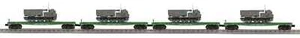 MTH RailKing 30-70118 Flat Car with M270 Rocket Launch Vehicle 4-Car Set MIB/New - Picture 1 of 1
