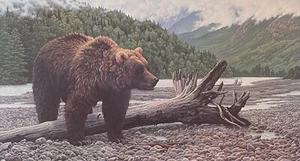 Jim Beaudoin, End of Summer - Grizzl, S/N LE Lithographie, handsigniert vom Künstler - Bild 1 von 3